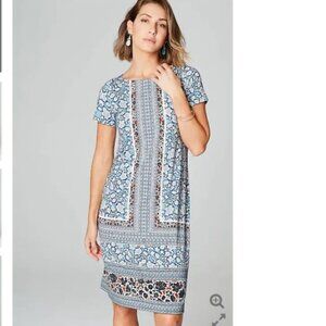 NWT J. Jill Mixed Print A-Line Dress Sz XSP